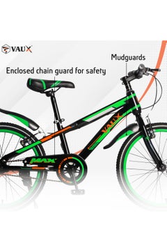 Vaux Max Kids Road Bike For 6-14 Years Boys And Girls, Adjustable Seat, 20 Inch Side Stand - Green  - Image 4