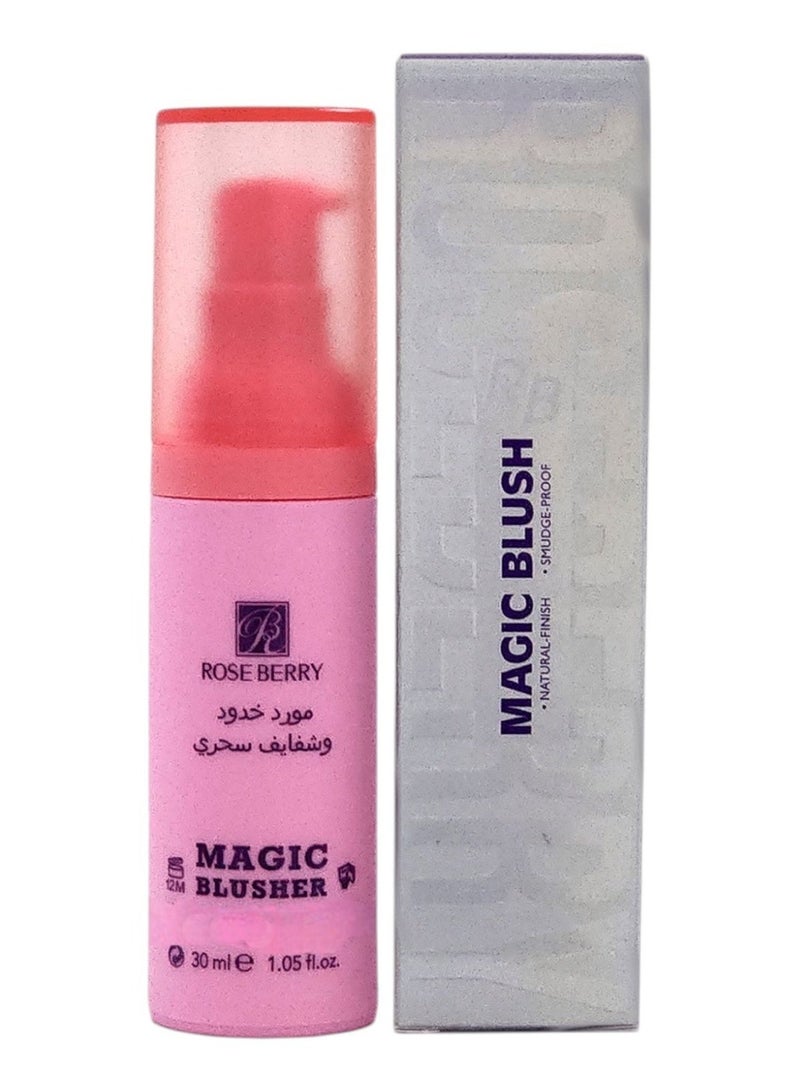 ROSE BERRY MAGIC BLUSHER NATURAL-FINISH SMUDGE-PROOF - Image 1