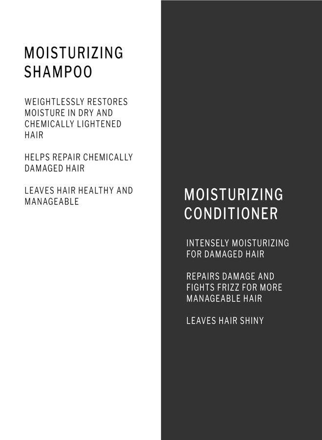 SACHAJUAN Moisturizing Shampoo and Conditioner Set | Ocean Silk Technology & Argan Oil for Deep Hydration | Repair Dry Damaged Hair & Control Frizz | Vegan & Paraben-Free | Set of 2 (8.4 oz) - Image 4