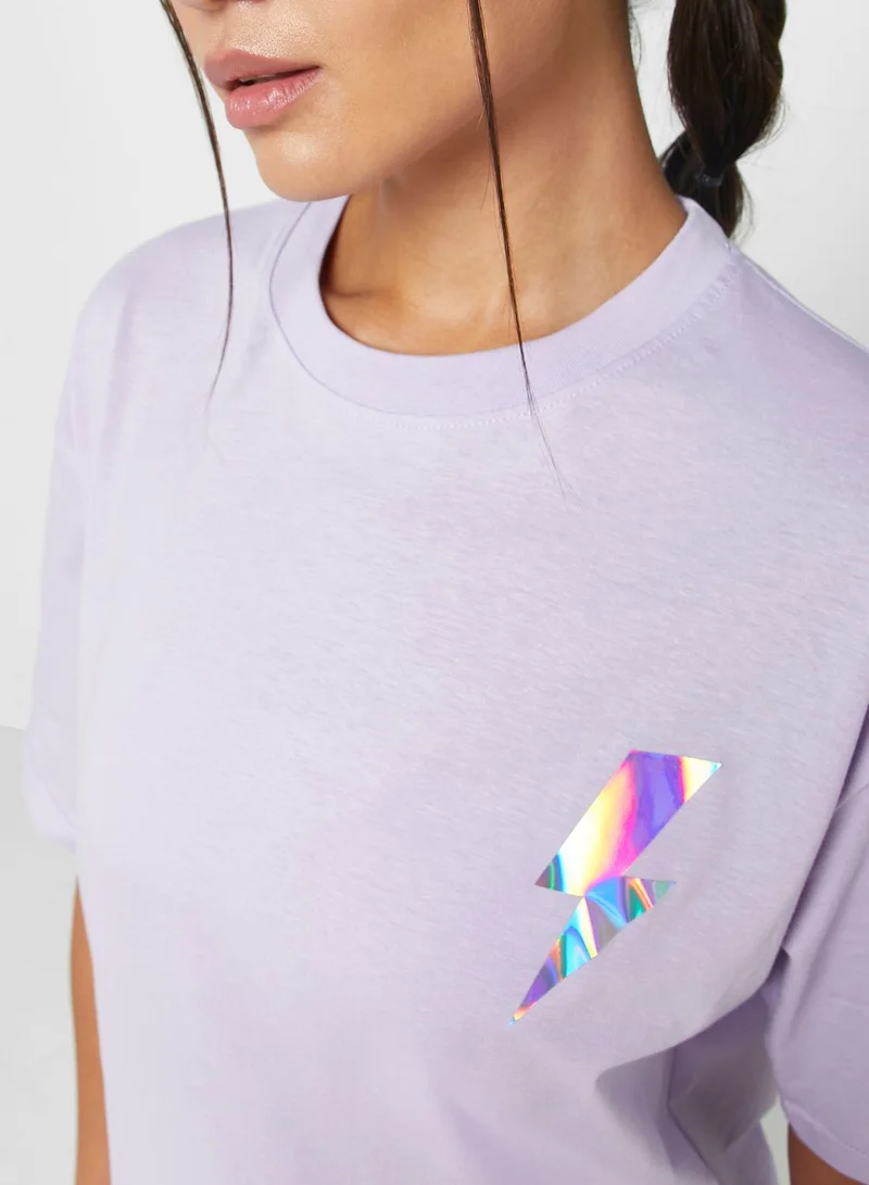 Ginger Crew Neck Graphic T-shirt
