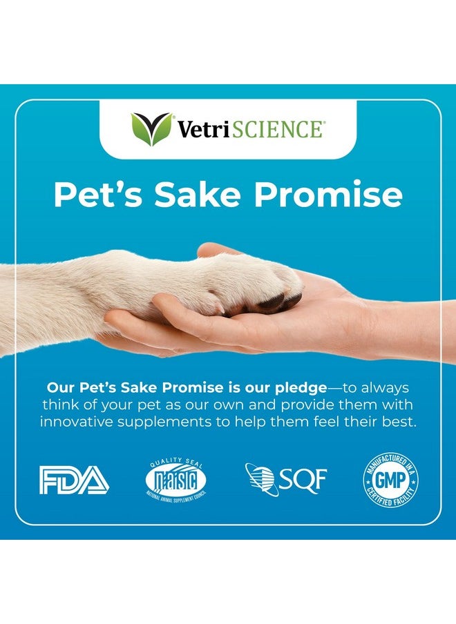 VetriScience Laboratories - Composure Max Liquid Formula  Clinically Proven Dog Calming And Cat Calming Supplement With Colostrum, LTheanine & Vitamin B1 For Stress, Storms, Separation & More  8 Oz - Image 1