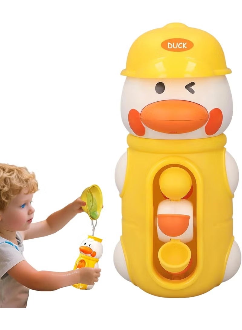 Betaoby Bath Toys Kids, Duck Toddler Toys, Fun Rotatable Waterwheel Design, Engaging Sensory Shower Game, 6.46 x 3.54 inches, for Boys, Girls Ages 2-4, and Birthday Gift Use - Image 1