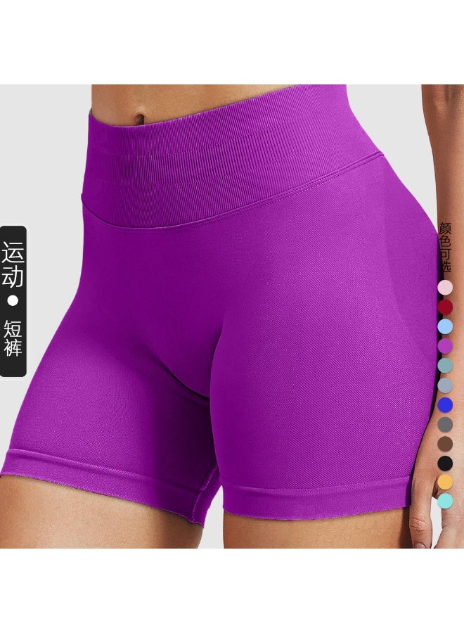 Shorts  Solid Seamless Half Pants Women Soft Fitness Outfits Yoga Pants Gym Running Bike Wear  - Image 3