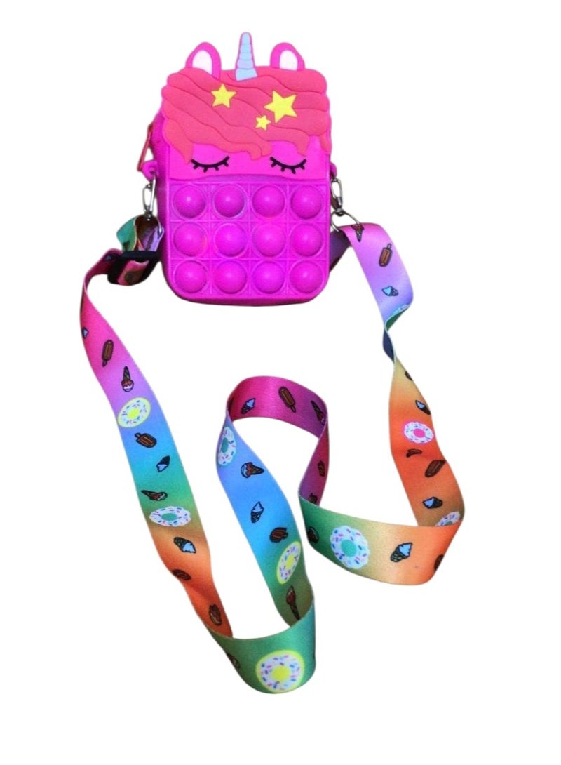 Silicone Baby Bag for Girls - Cute Cartoon Design and Waterproof - Image 1