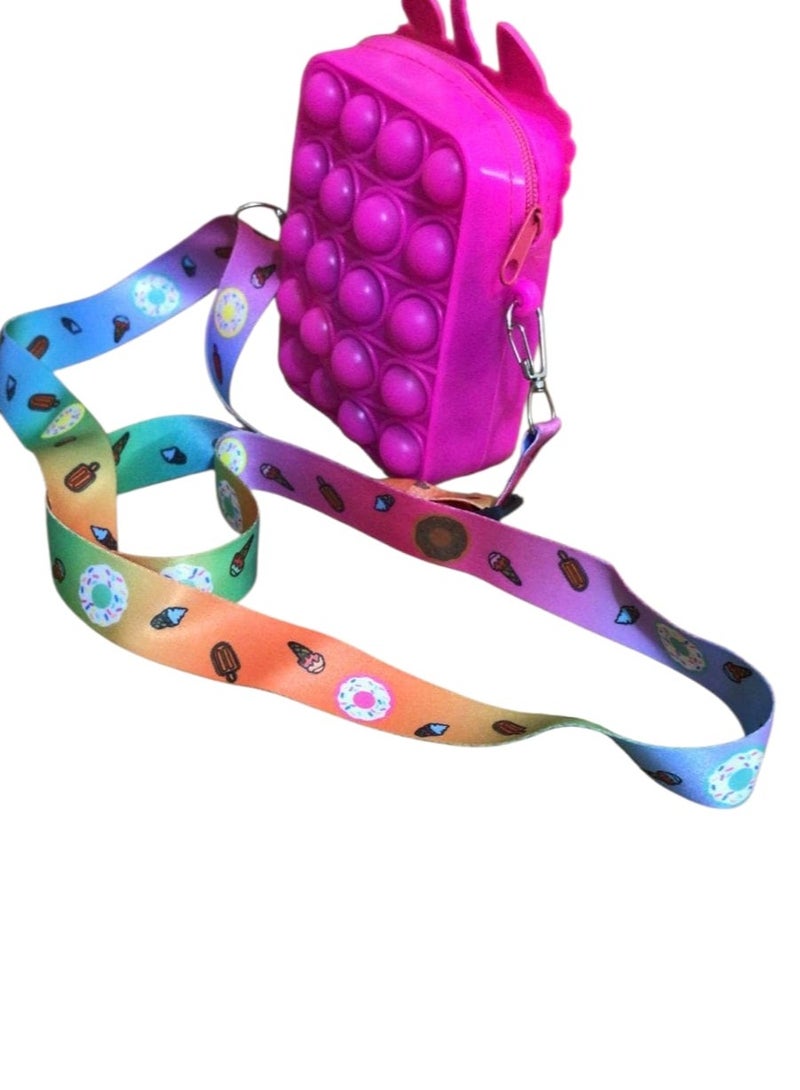 Silicone Baby Bag for Girls - Cute Cartoon Design and Waterproof - Image 2