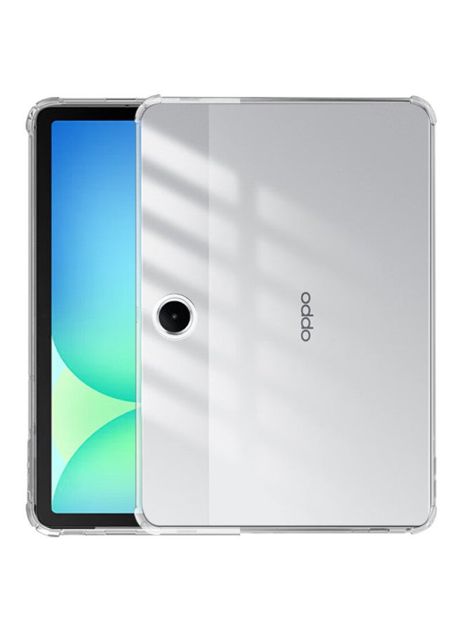Freeson Transparent Tpu Soft Shell Case For Oppo Pad Se 11-Inch Learning Tablet, Slim Full Coverage Anti-Drop Crystal Clear Case With Airbag Corners For Impact Protection