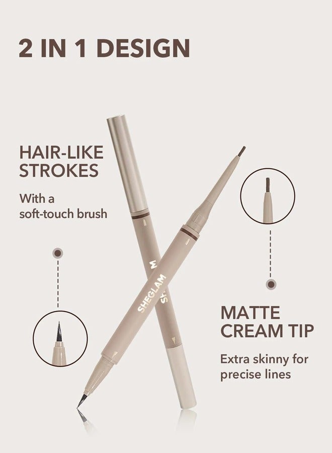 شيجلام SHEGLAM Brows On Demand 2 في 1 اسبريسو - Image 3