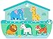 MoinKidz 5 Piece Noahs Ark Puzzle Religious Scene Wooden Chunky Jigsaw Puzzles for Kids Ages 35 Christian Bible Preschool Educational Toy for Toddlers - Image 2