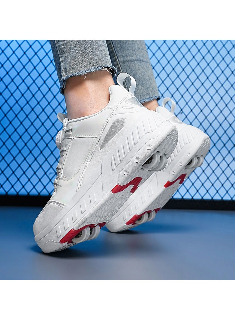 Loquat Sneaker Skate Shoes with Wheels Roller Skates Shoes - Image 5