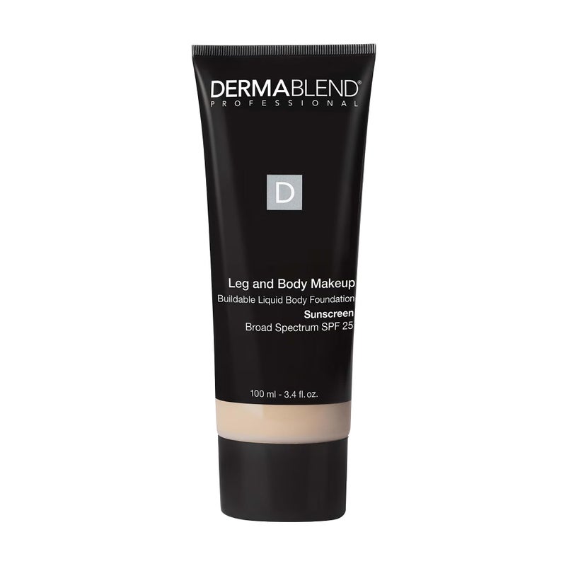 Dermablend Leg and Body Makeup Foundation with SPF 25, 0N Fair Nude, 3.4 Fl. Oz. - Image 1