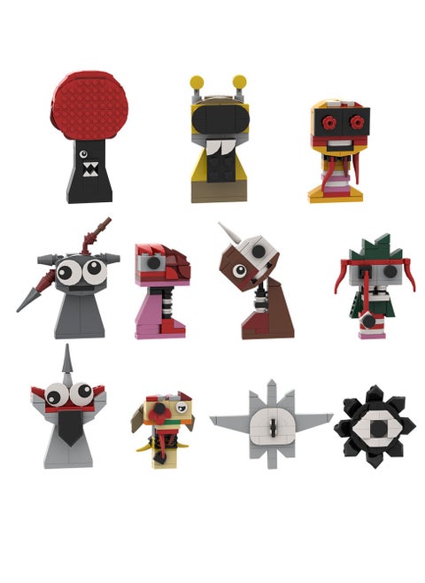 Rhythm box game Incredibox Sprunki elf creative building blocks small particles puzzle assembly building blocks (code: A1660Y05, number of particles: 485, 0.2327kg)