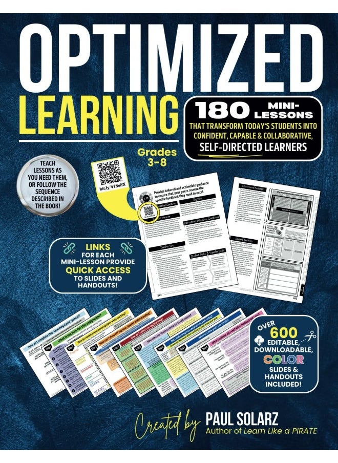 Optimized Learning: 180 Mini-Lessons That Transform Today's Students Into Confident, Capable and Collaborative, SELF-DIRECTED LEARNERS  - Image 1