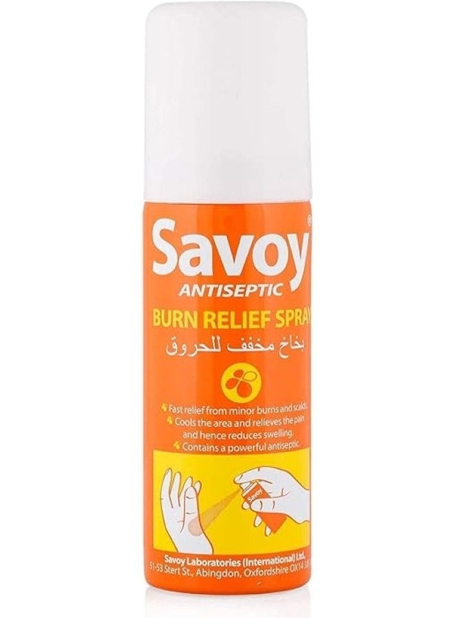 Savoy Antiseptic Burn Relief Spray 50 ML - Image 1