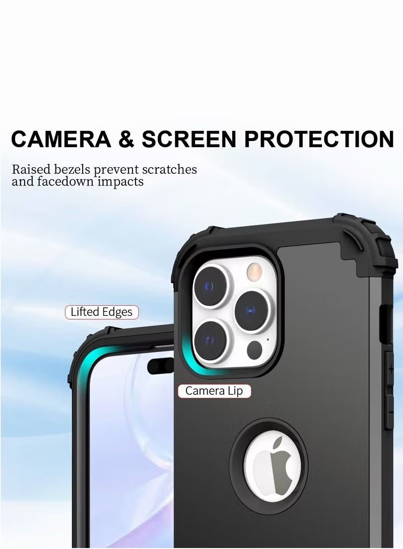 IAF 2 in 1 Phone Case for iPhone 14/14 Pro/14 Plus/14 Pro Max Military-Grade Drop Protection Heavy Shockproof Duty Case with Screen Protect Cover - Image 3