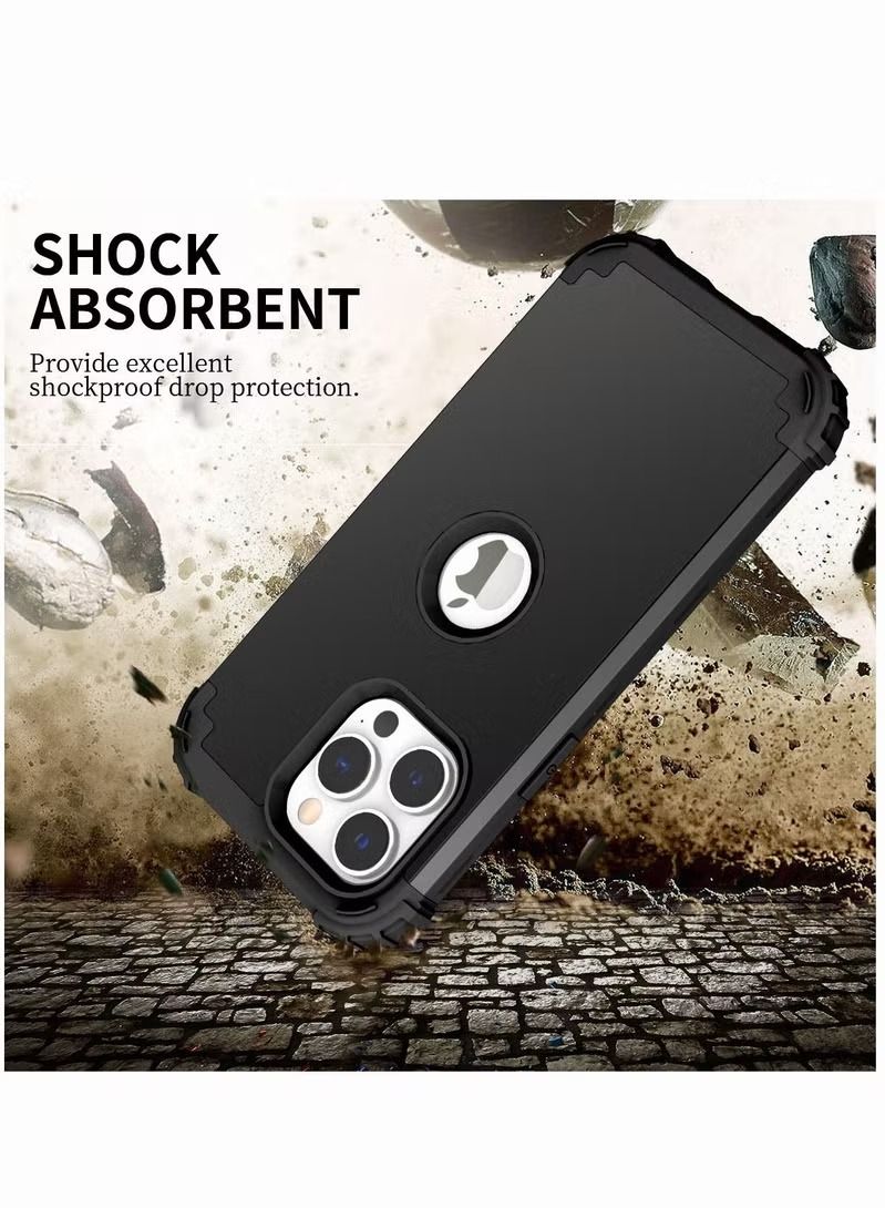 IAF 2 in 1 Phone Case for iPhone 14/14 Pro/14 Plus/14 Pro Max Military-Grade Drop Protection Heavy Shockproof Duty Case with Screen Protect Cover - Image 2