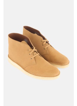 clarks Men Suede Lace Up Ankle Boots, Brown  - Image 1
