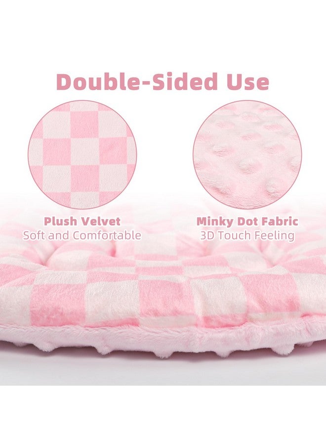 DAYEEBALL 4 in 1 Infant Car Seat Insert, Baby Car Seat Head Body Support for Girls & Boys, Reversible Newborn Car Seat Insert with 3 Extra Strap Paddings, Premature Car Seat Cushion (Pink) - Image 4
