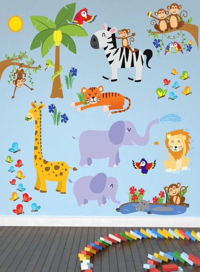Sticker Studio ملصق جداري وشعار حيوانات متعددة من ستيكر ستوديو (فينيل PVC، مساحة تغطية السطح - 60 × 58 سم) - Image 3