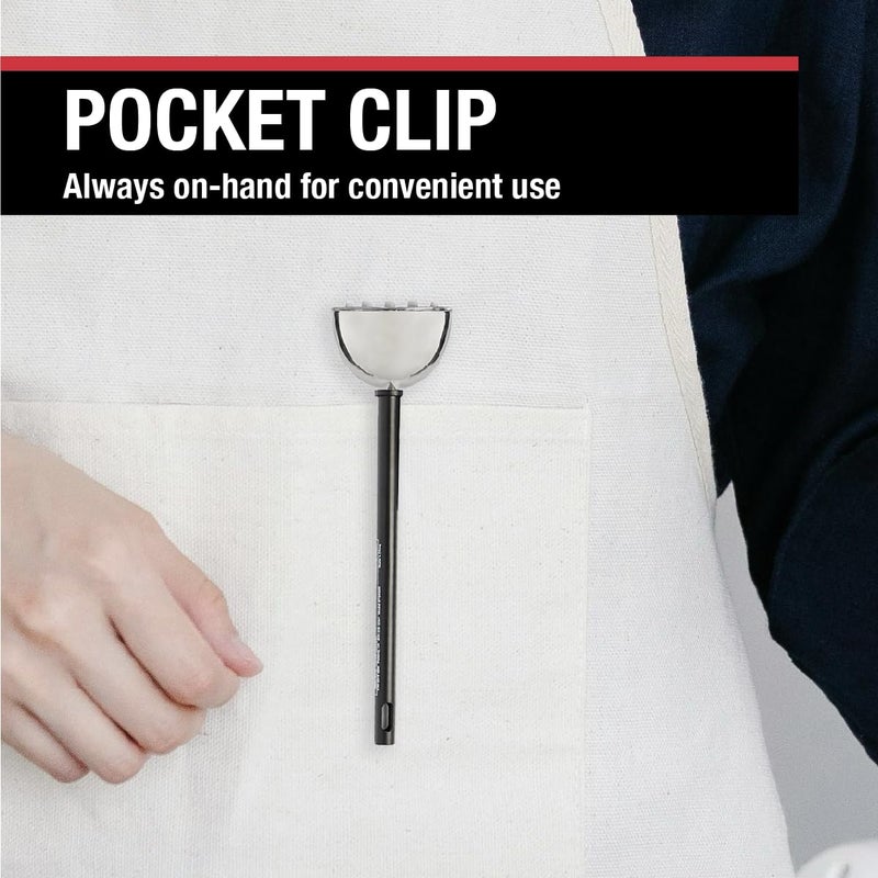 CDN Thin Tip Thermometer | ProAccurate®, 4.75" Stem, Digital, Hold, Max, Waterproof, NSF Certified, Ideal for Cooking, Brewing - DTQ450X - Image 3