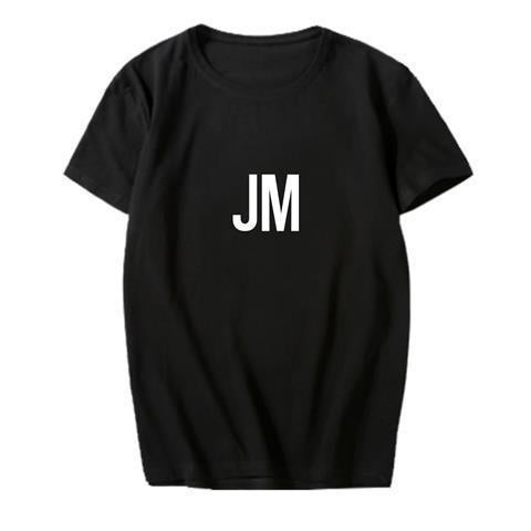kpop Youth League 7th Anniversary Abbreviation Member Name Surrounding Should Aid Song Playing Clothing Same Style Short Sleeve T-shirt Male and Female Couples Ji-min-JM (pink) - Image 3