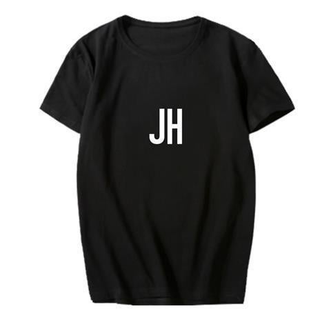 kpop Youth League 7th Anniversary Abbreviation Member Name Surrounding Should Aid Song Playing Clothing Same Style Short Sleeve T-shirt Male and Female Couples Ji-min-JM (pink) - Image 5