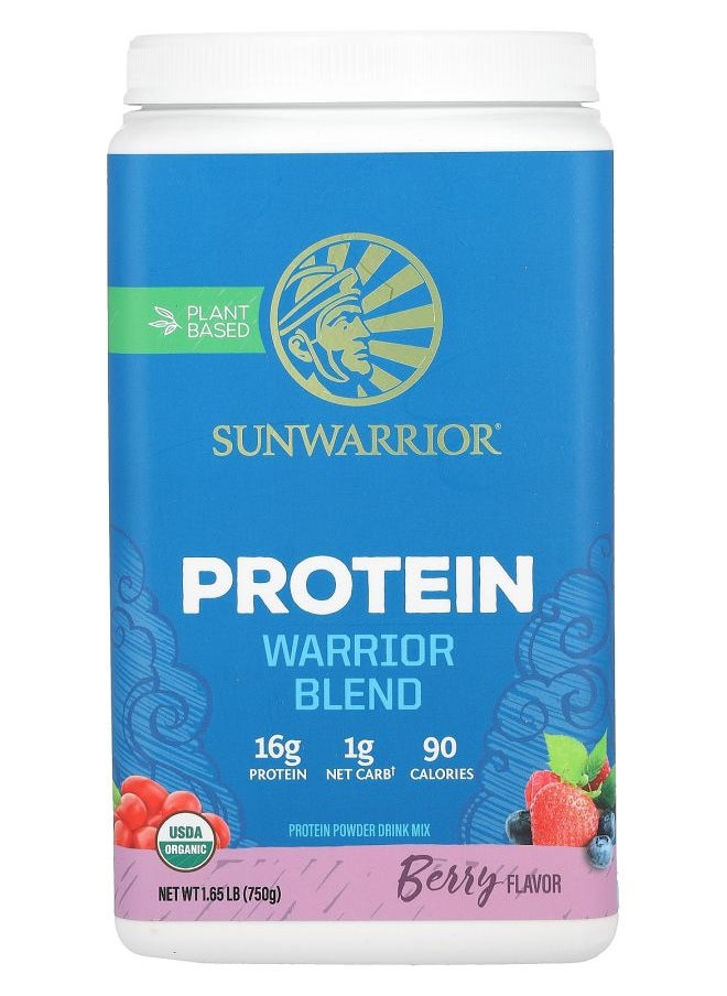 Sunwarrior - Warrior Blend Protein Berry 1.65 lb (750 g) - Image 1