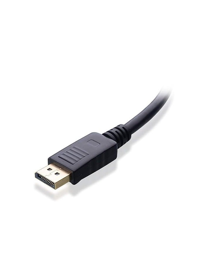Janex 6ft High Speed ​​DisplayPort to DisplayPort Cable 1.8m - Black for Laptop - Image 3