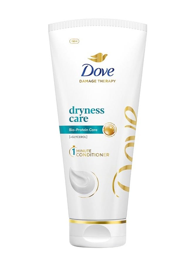 دوف Dryness Care 1-min Conditoner مع Bio-Protein Care و Glycerol للشعر الجاف والخشن، لمدة تصل إلى 72 ساعة ^ من الشعر الناعم والناعم والناعم بسهولة | 175 مل - Image 1