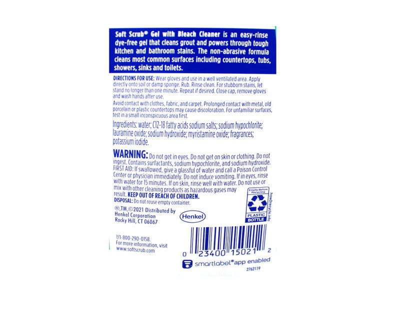 Soft Scrub Soft Scrub Gel Cleanser with Bleach -12.6 Fl Oz (Pack of 2) - Image 4