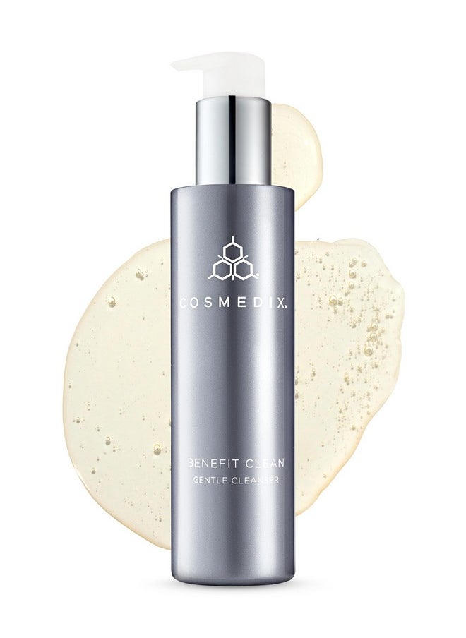 CosMedix COSMEDIX Hydrating Face Wash for Women & Men, Benefit Clean Gentle Cleanser Gel - Moisturizing Face Cleanser & Pore Minimizer For All Skin Types - Facial Cleanser Makeup Remover for Glowing Skin  - Image 1