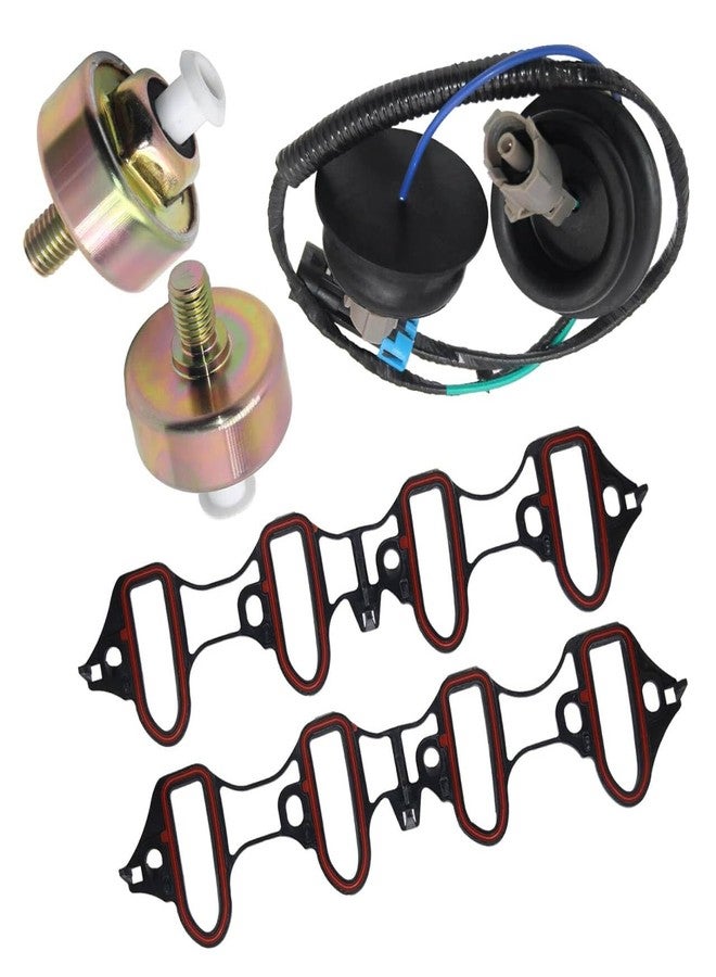 JOYOJUMA Knock Sensors Wiring Harness and Intake Manifold Gasket Kit for Chevy Suburban Silverado Avalanche Tahoe GMC Sierra Yukon, for Cadillac & More GM Vehicles | Replace# 12601822 12589867 917-033 - Image 1