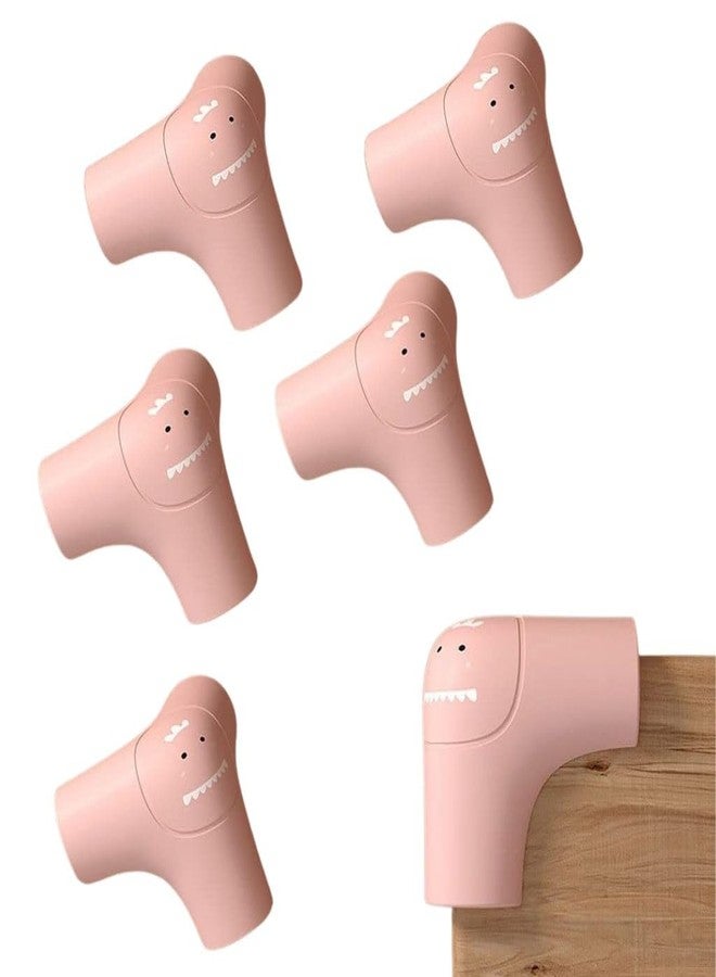 Trifecta Table Corner Guards, Multiple Uses, Durable, Wear-Resistant, Pieces Pattern 3-Side Safe Corner Guards Kids Tilt Angle Kitchen Table Edge Corner Protector (6 Piece, Colour: Pink) - Image 1