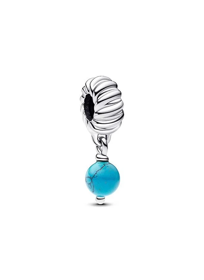 PANDORA Turquoise-coloured Dangle Charm