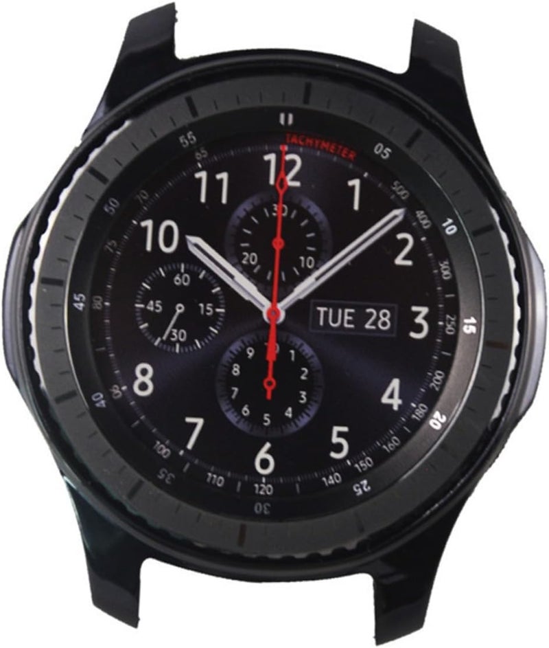 S3 Watch Case Cover Lightweight Anti-Scratch and Easy-to-use Black Compatible Smartwatch - Image 1