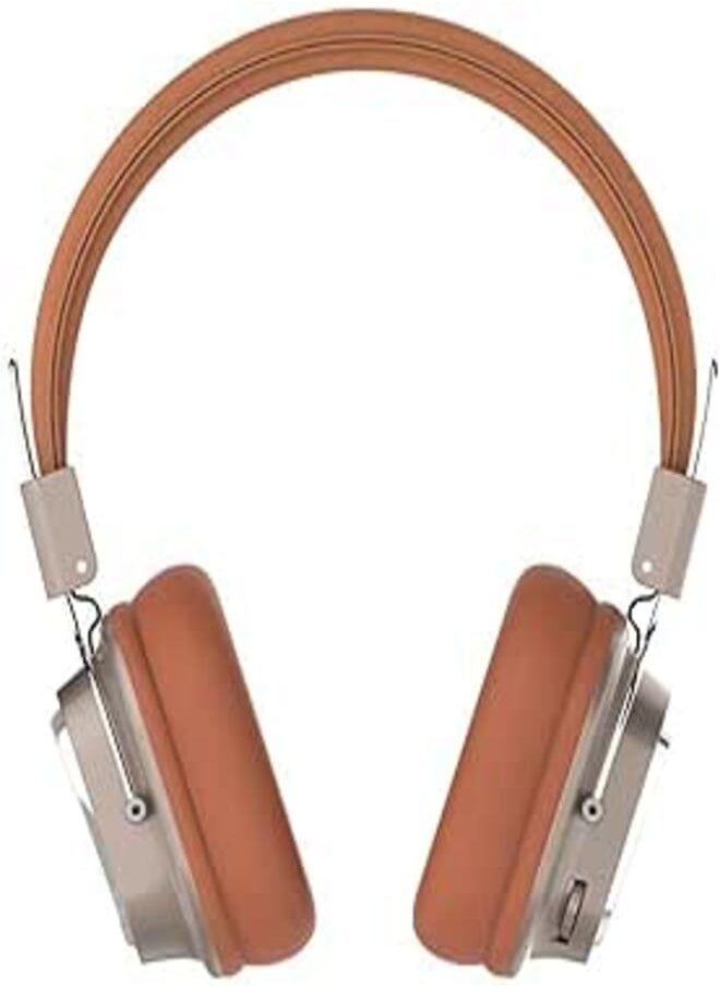 SODO - SODO SD-1003 Use Bluetooth 5 Dual Mode Wired Wireless Headphone/AUX/TF Card/Built in Microphone Walk And Talk - Gold - Image 1