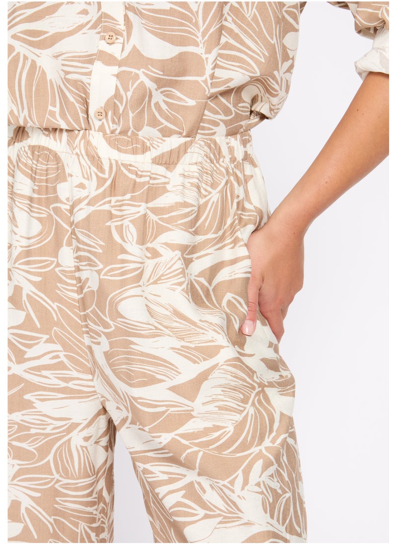 Little Mistress Printed High Waist Pants  - Image 3