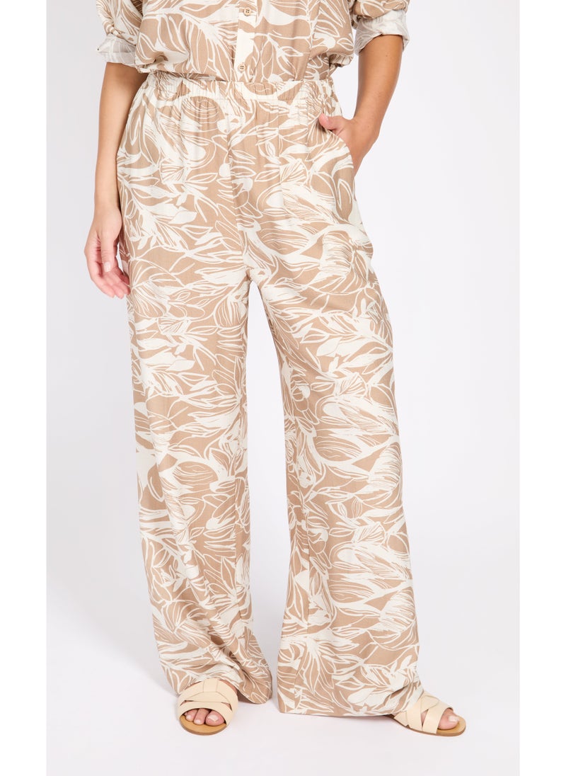 Little Mistress Printed High Waist Pants  - Image 1