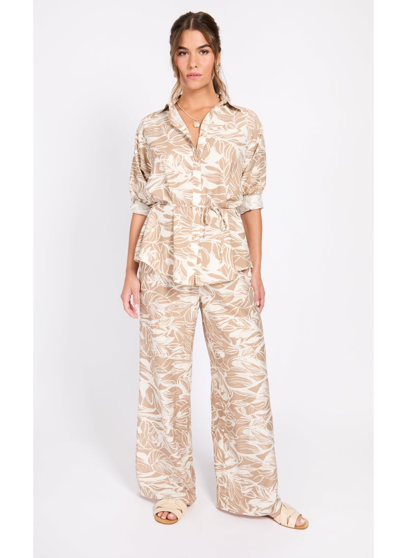 Little Mistress Printed High Waist Pants  - Image 4
