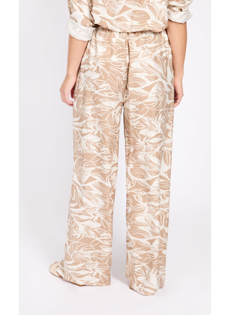 Little Mistress Printed High Waist Pants  - Image 2