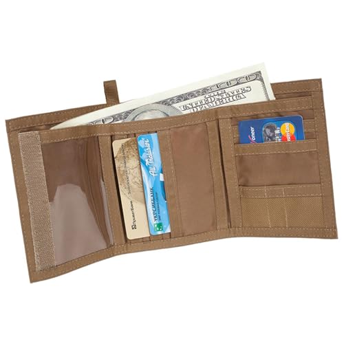 Chameleon Trifold Mens Nylon Wallet-Military Tactical Men Wallets- ID Card Holder - Canvas Thin Front Pocket Travel Wallet-Coin Zipper Pocket - Image 3