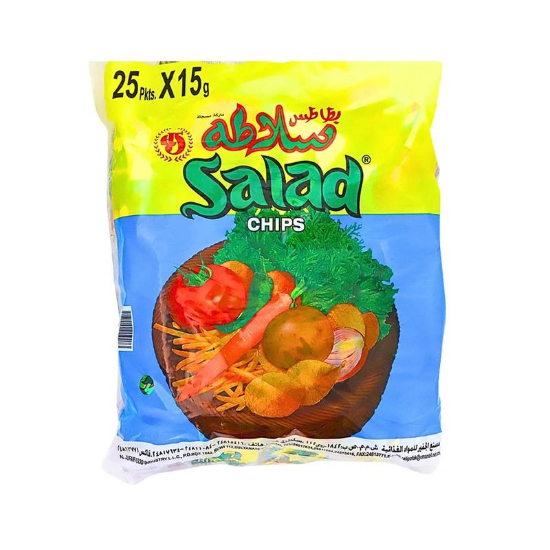 Oman رقائق البطاطس الحارة والحامضة من سلطنة عمان - 25X15 جرام - Image 1