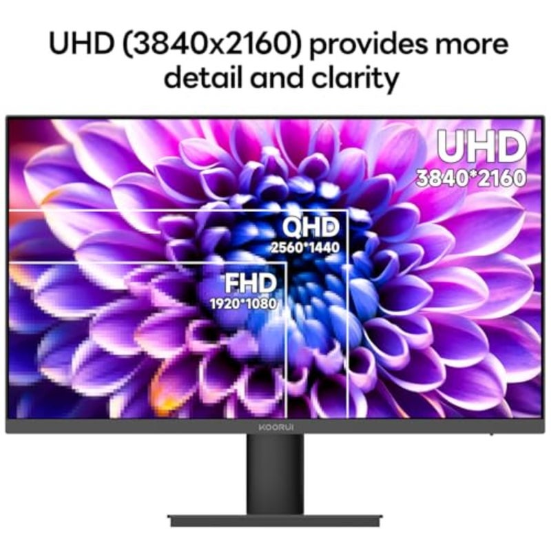 شاشة 32 بوصة 4K UHD VA، 3840x2160، 95 DCI-P3 99 sRGB، ألوان 10 بت 1.07 بي، تباين 3500: 1، HDR10، 60 هرتز، 3 مللي ثانية GTG، مكبرات صوت، HDMI/DP، VESA للألعاب المنزلية - Image 2