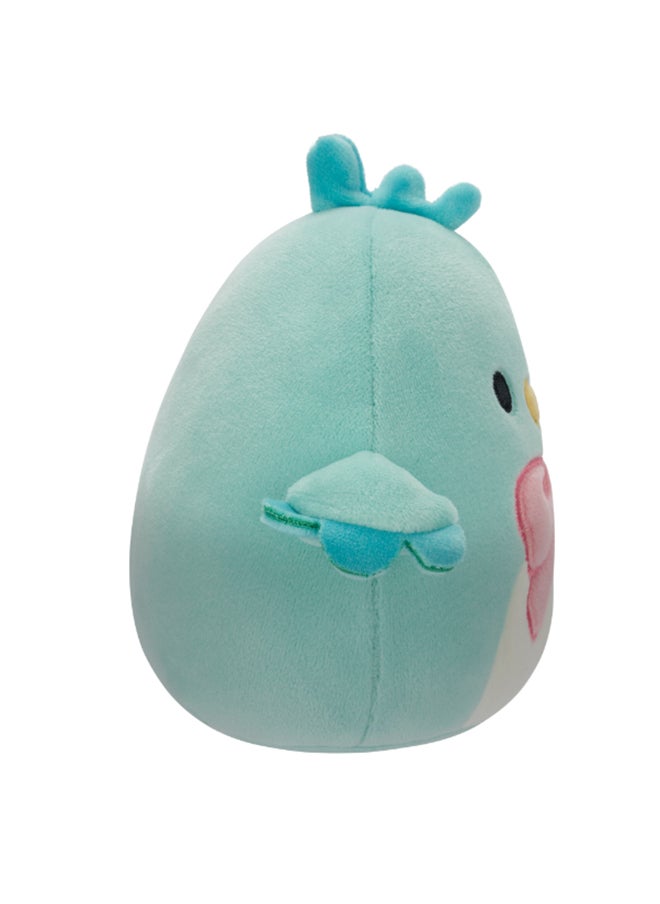 Squishmallows 5 inch Dolores the Teal Chicken , Officially Licensed Kellytoy Plush Toy, Colorful Soft Toy, Gift for Kids, Girls & Boys Washable Squishy Stuff Toy Multicolor All Age  - Image 3