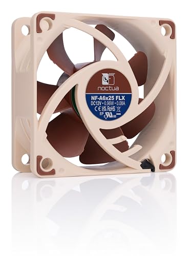 Noctua NF-A6x25 FLX Fan - 60mm NF-A6X25 FLX, Computer case, NF-A6X25_FLX (NF-A6X25 FLX, Computer case, Fan, 6 cm, 1600 RPM, 3000 RPM, 19.3 dB) - Image 2