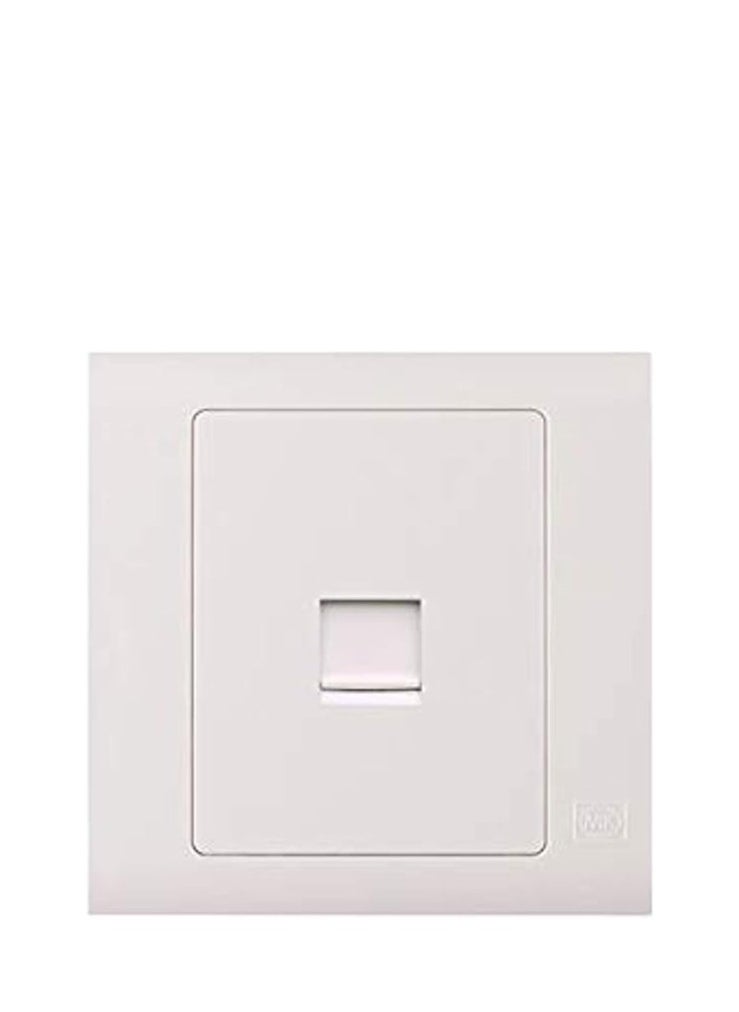 MK 1G RJ45 DATA SOCKET ESSENTIALS WHITE MV428WHI - MK 