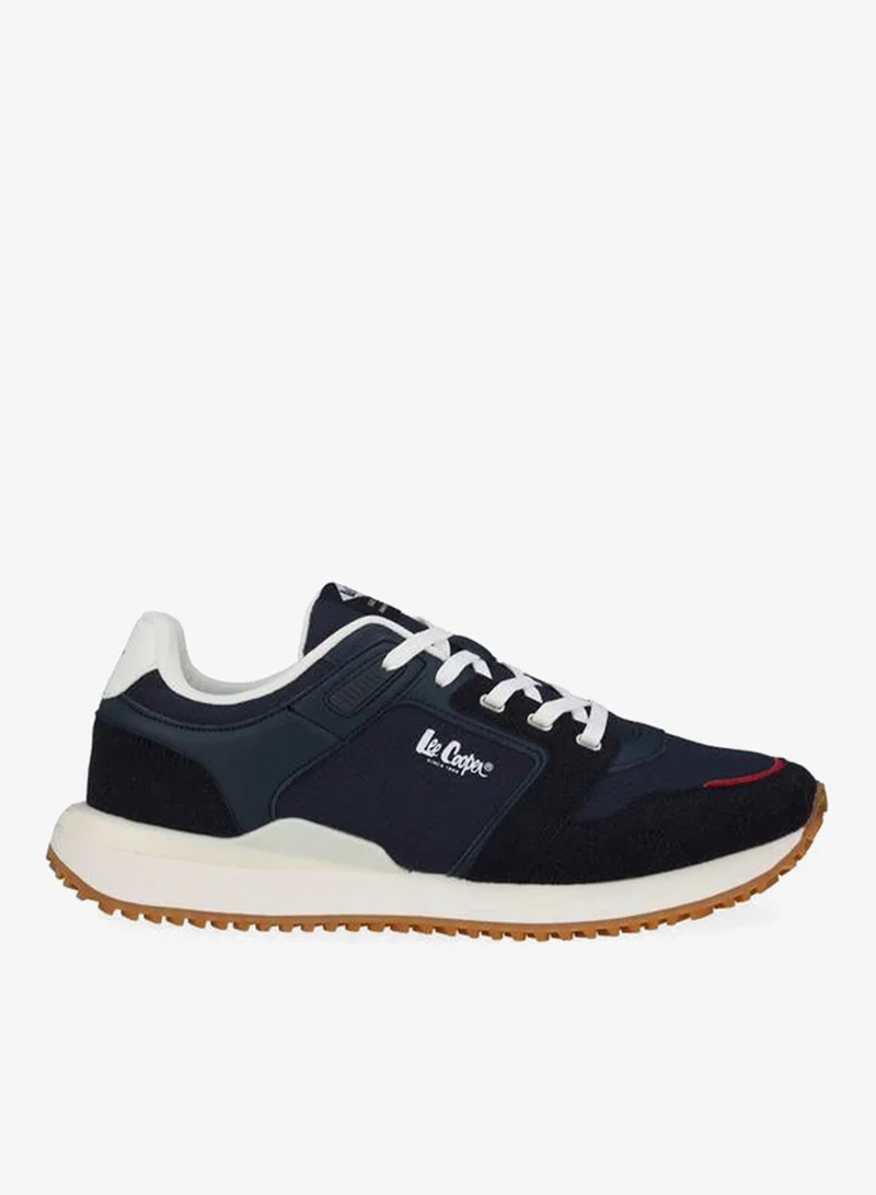 Lee Cooper Men Panelled Lace-Up Sneakers
