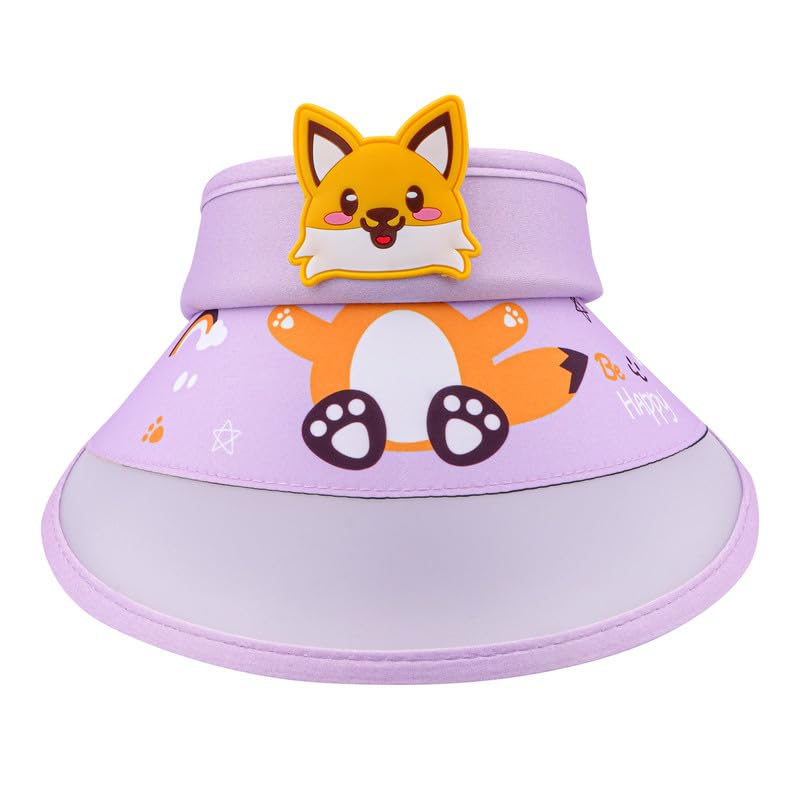 CHACKO Kids Sun Visor Hat Boys Girls Sun Protection Hat Wide Brim Visors Caps for 3-10Y - Image 1