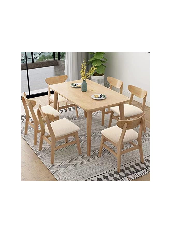 Green Tiger Seat Covers for Dining Room Chairs Stretch Chair Seat Covers Set of 6, Removable Washable Upholstered Chair Seat Protector Cushion Slipcovers for Kitchen, Office (6pcs, Beige) - Image 4
