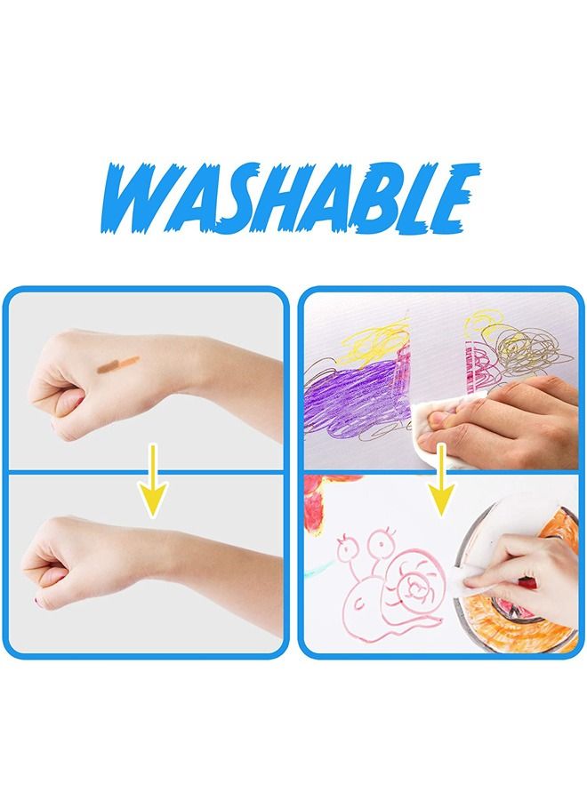 12-Piece Washable Markers Colour Set - Image 5