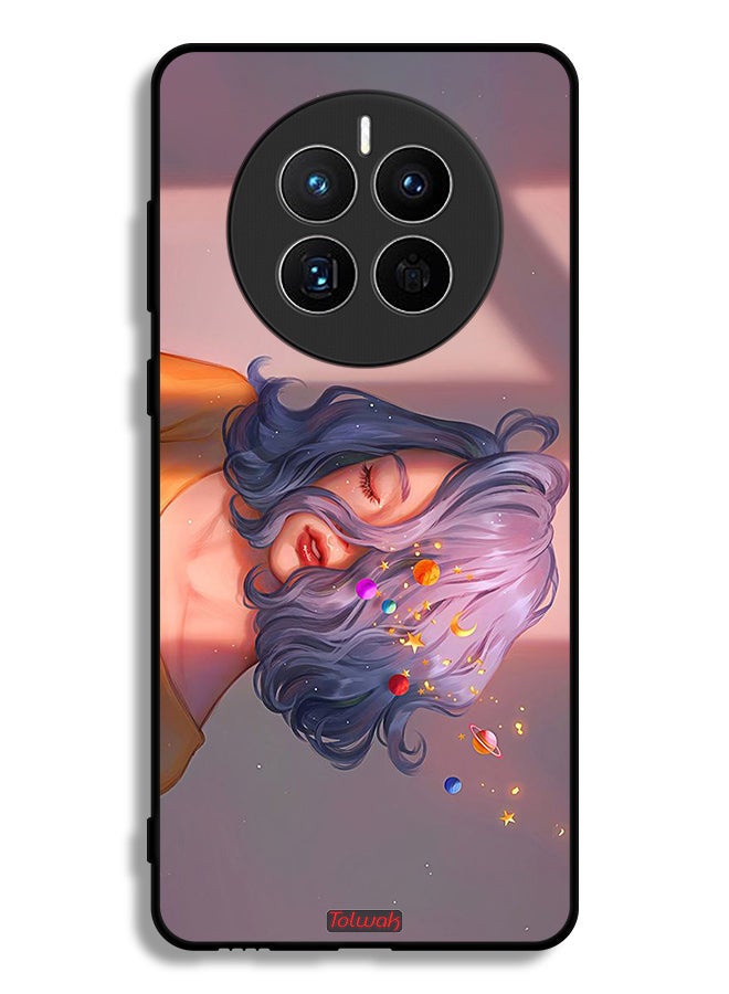 Tolwak Huawei Mate 50E Protective Case Cover Girl And Space Art - Image 1